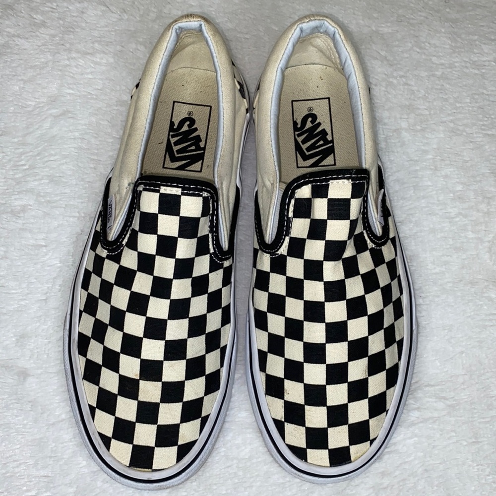 Vans Checkerboard Slip On Sneakers U.S Men Size 7